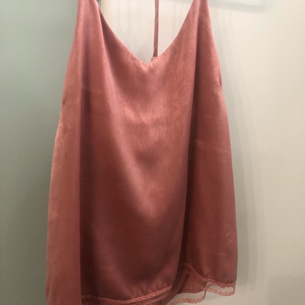 Pinks satin blouse